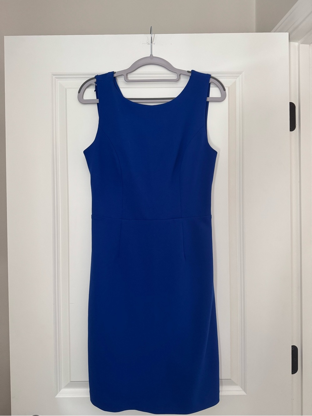 Betsey Johnson Sleeveless Midi Sheath Dress in Royal Blue